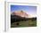 Zugspitze and Barns at Dusk, Wetterstein, Austrian Alps, Austria, Europe-Jochen Schlenker-Framed Photographic Print