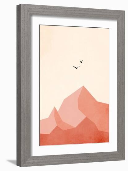Zugspitze, Eins-Kubistika-Framed Giclee Print