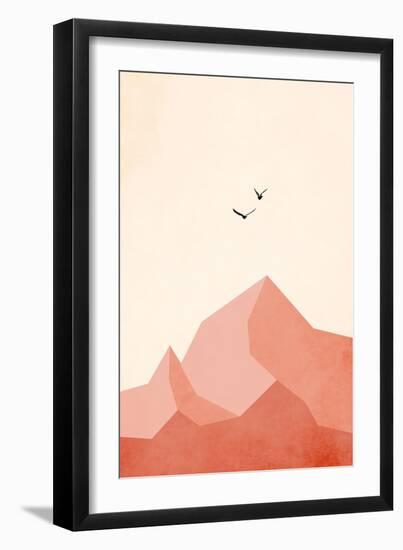 Zugspitze, Eins-Kubistika-Framed Giclee Print