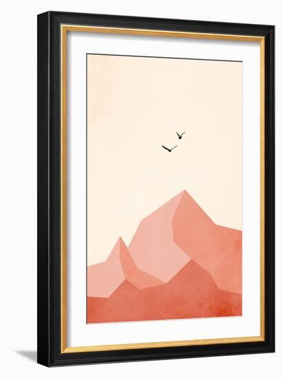 Zugspitze, Eins-Kubistika-Framed Giclee Print