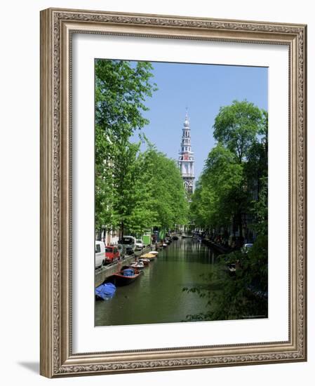 Zuiderkerk from Staal Straat, Amsterdam, Holland-Kathy Collins-Framed Photographic Print