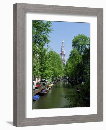 Zuiderkerk from Staal Straat, Amsterdam, Holland-Kathy Collins-Framed Photographic Print