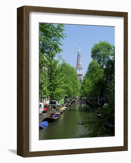 Zuiderkerk from Staal Straat, Amsterdam, Holland-Kathy Collins-Framed Photographic Print