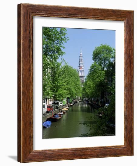 Zuiderkerk from Staal Straat, Amsterdam, Holland-Kathy Collins-Framed Photographic Print