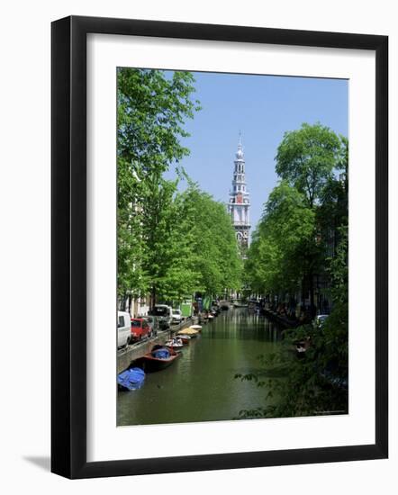 Zuiderkerk from Staal Straat, Amsterdam, Holland-Kathy Collins-Framed Photographic Print