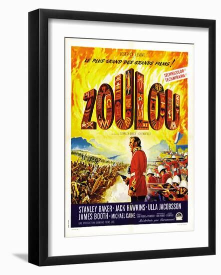 Zulu, (AKA Zoulou), French Poster Art, 1964-null-Framed Art Print