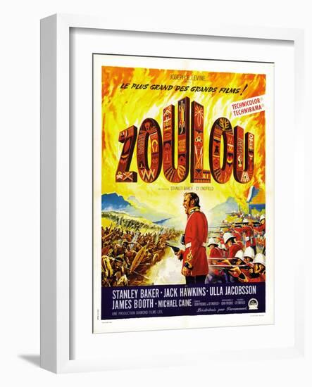 Zulu, (AKA Zoulou), French Poster Art, 1964-null-Framed Art Print