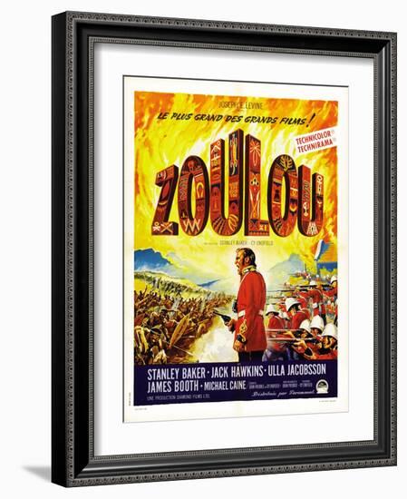 Zulu, (AKA Zoulou), French Poster Art, 1964-null-Framed Art Print