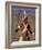 Zulu Warrior in Traditional Dress with Fighting Spear-John Warburton-lee-Framed Photographic Print