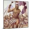 Zulu Warrior-Pat Nicolle-Mounted Giclee Print