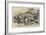 Zulus Charging-Charles Edwin Fripp-Framed Giclee Print