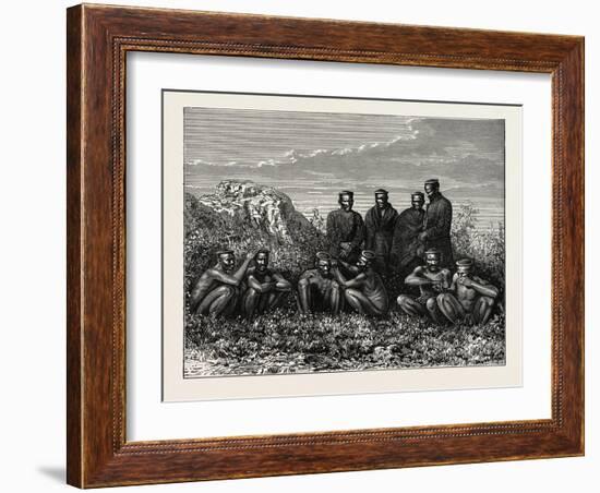 Zulus. the Zuluare the Largest South African Ethnic Group-null-Framed Giclee Print