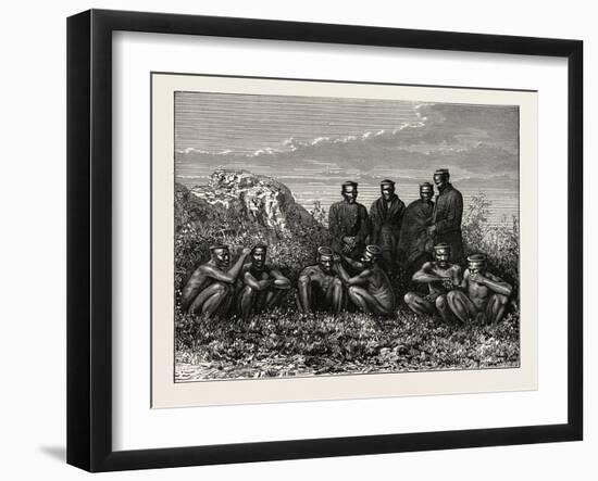 Zulus. the Zuluare the Largest South African Ethnic Group-null-Framed Giclee Print