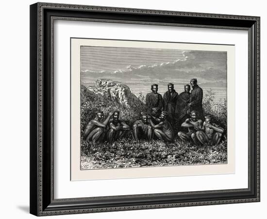 Zulus. the Zuluare the Largest South African Ethnic Group-null-Framed Giclee Print