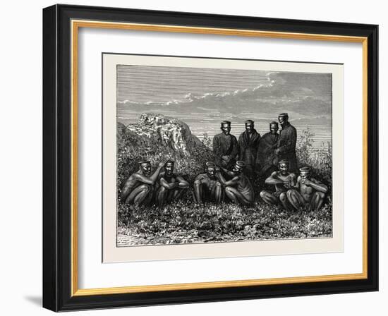 Zulus. the Zuluare the Largest South African Ethnic Group-null-Framed Giclee Print
