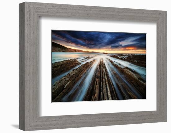 Zumaia Flysch-Juan Pablo De-Framed Photographic Print