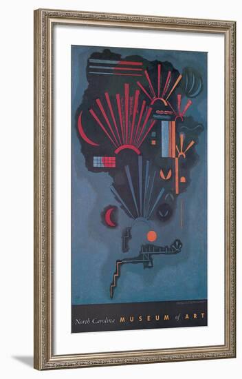 Zunehmen-Wassily Kandinsky-Framed Art Print