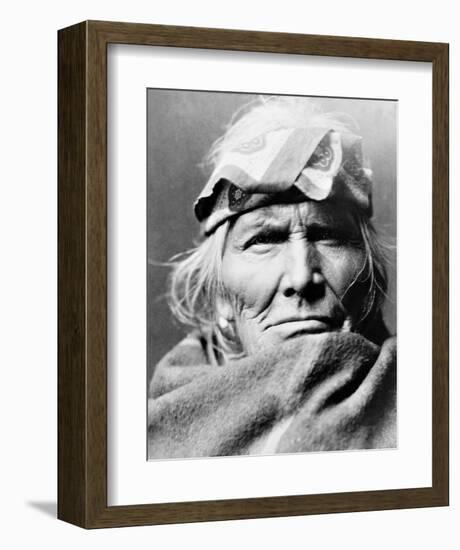 Zuni Elder-Edward S^ Curtis-Framed Giclee Print