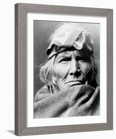 Zuni Elder-Edward S^ Curtis-Framed Giclee Print