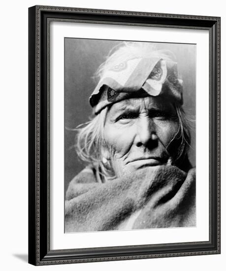 Zuni Elder-Edward S^ Curtis-Framed Giclee Print