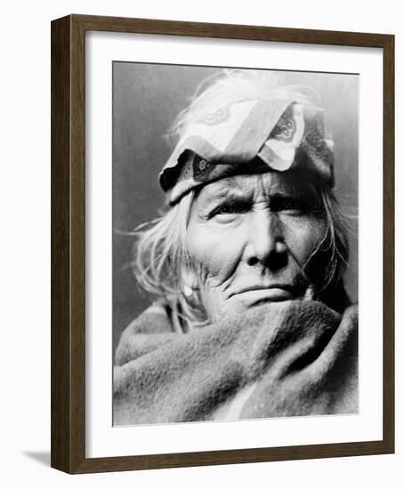 Zuni Elder-Edward S^ Curtis-Framed Giclee Print