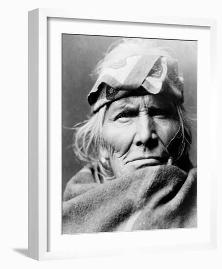 Zuni Elder-Edward S^ Curtis-Framed Giclee Print