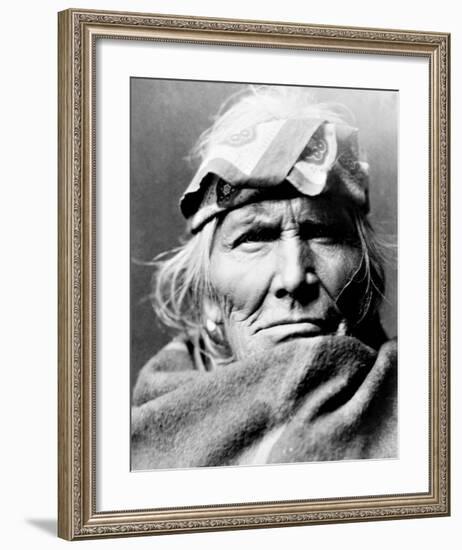 Zuni Elder-Edward S^ Curtis-Framed Giclee Print