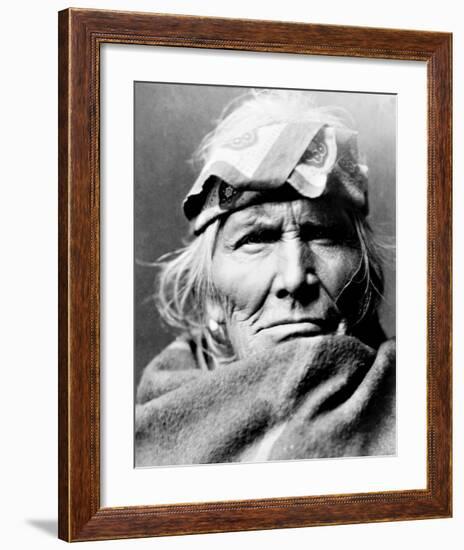 Zuni Elder-Edward S^ Curtis-Framed Giclee Print