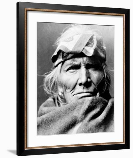 Zuni Elder-Edward S^ Curtis-Framed Giclee Print