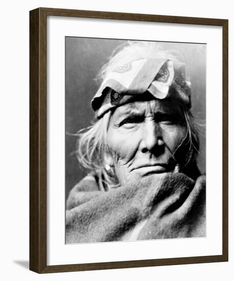 Zuni Elder-Edward S^ Curtis-Framed Giclee Print