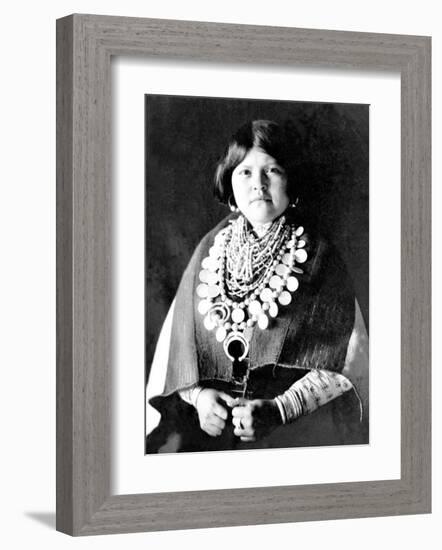 Zuni Ornaments-Edward S^ Curtis-Framed Giclee Print