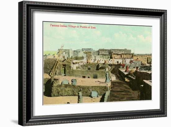 Zuni Pueblo, New Mexico-null-Framed Premium Giclee Print