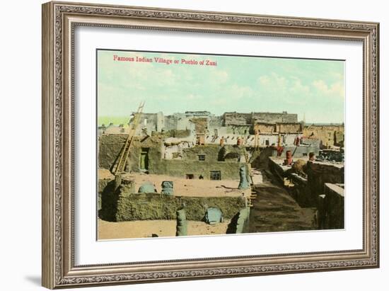 Zuni Pueblo, New Mexico-null-Framed Art Print