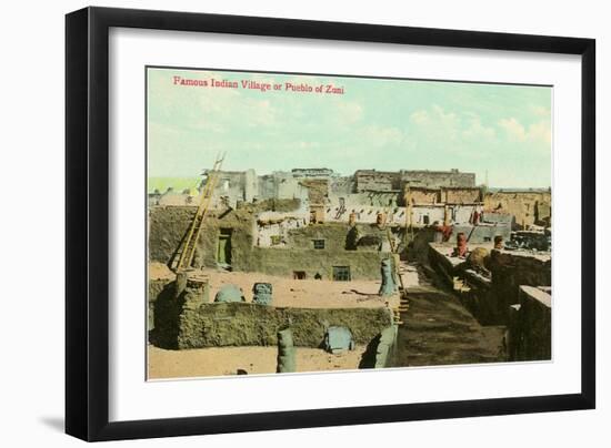 Zuni Pueblo, New Mexico-null-Framed Art Print