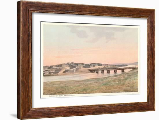 Zuni Pueblo, New Mexico-null-Framed Art Print