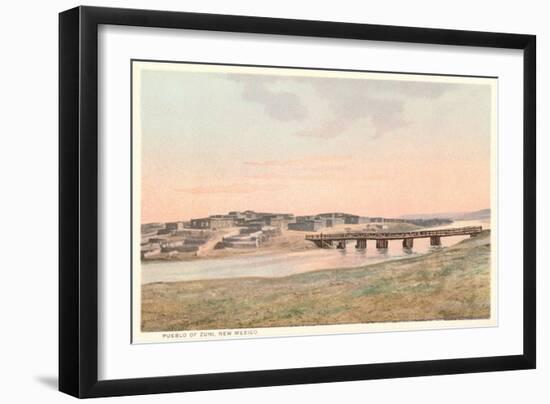 Zuni Pueblo, New Mexico-null-Framed Art Print