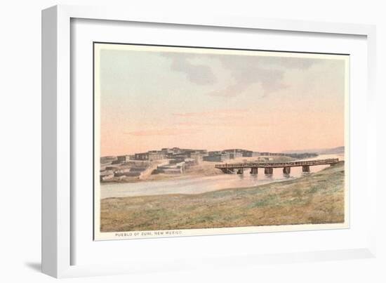 Zuni Pueblo, New Mexico-null-Framed Art Print