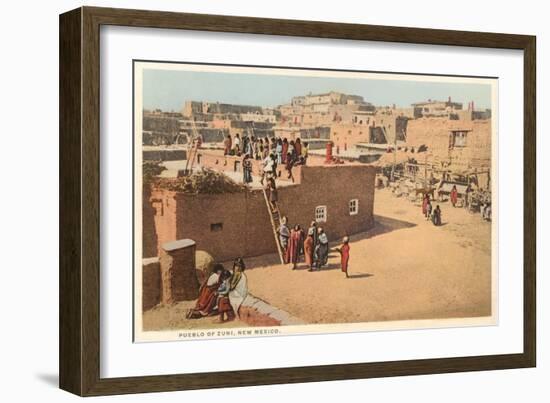 Zuni Pueblo, New Mexico-null-Framed Art Print