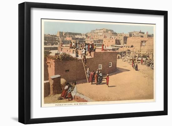 Zuni Pueblo, New Mexico-null-Framed Premium Giclee Print