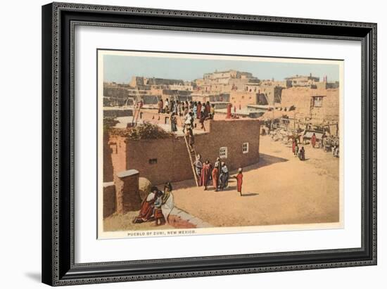 Zuni Pueblo, New Mexico-null-Framed Premium Giclee Print