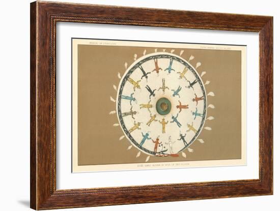 Zuni Sand Altar-null-Framed Art Print