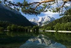 River Soca Flowing Through Velika Korita Showing Erosion, Triglav National Park, Slovenia, June-Zupanc-Framed Premier Image Canvas