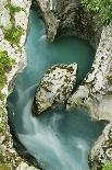 River Soca Flowing Through Velika Korita Showing Erosion, Triglav National Park, Slovenia, June-Zupanc-Framed Premier Image Canvas