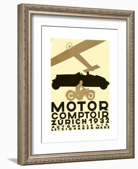 Zurich Cars-null-Framed Giclee Print