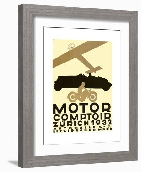 Zurich Cars-null-Framed Giclee Print