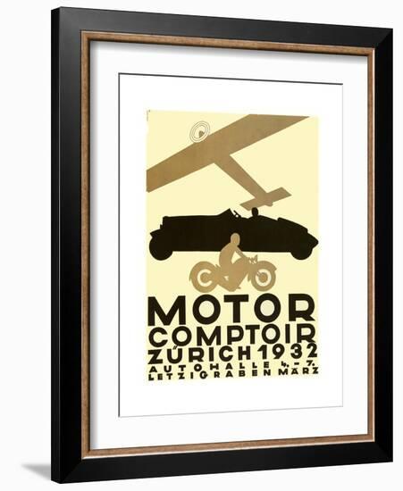 Zurich Cars-null-Framed Giclee Print