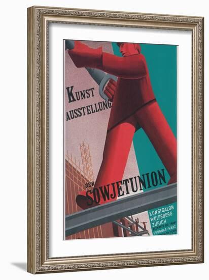 Zurich Exhibit of Soviet Art-null-Framed Art Print