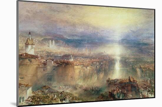 Zurich-J M W Turner-Mounted Giclee Print