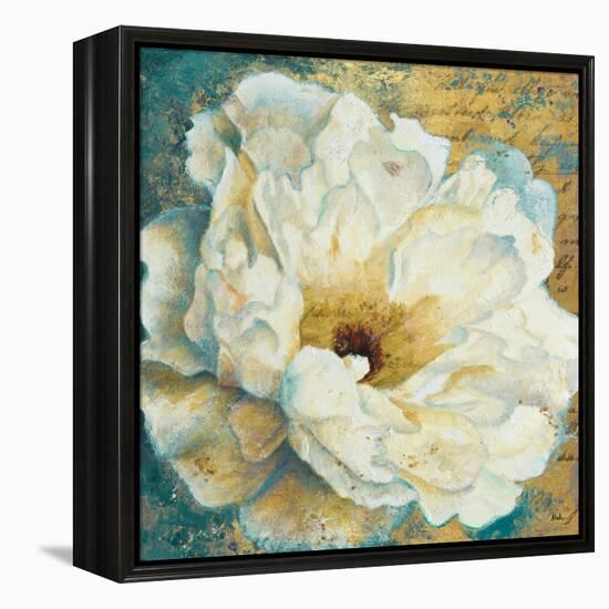 Zuzu Peony Gold I-Patricia Pinto-Framed Stretched Canvas