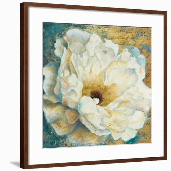 Zuzu Peony Gold I-Patricia Pinto-Framed Art Print